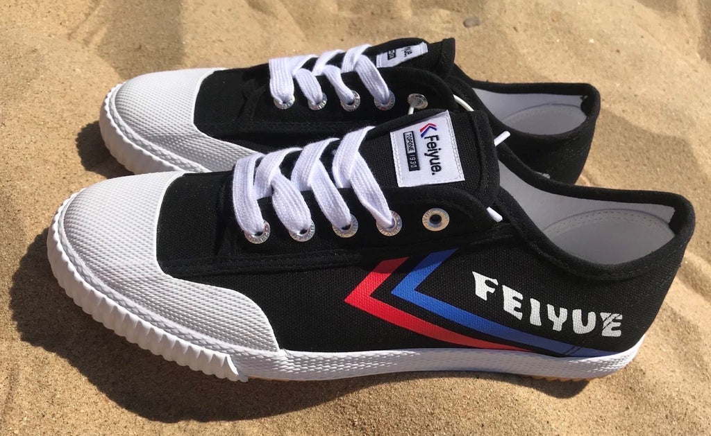 Limited edition Black and White Chinese Feiyue Shoes